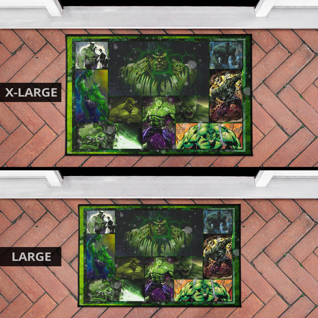 Angry Hulk The Incredible Hulk Door Mat Movie Home Decor Custom For Fans NT042203