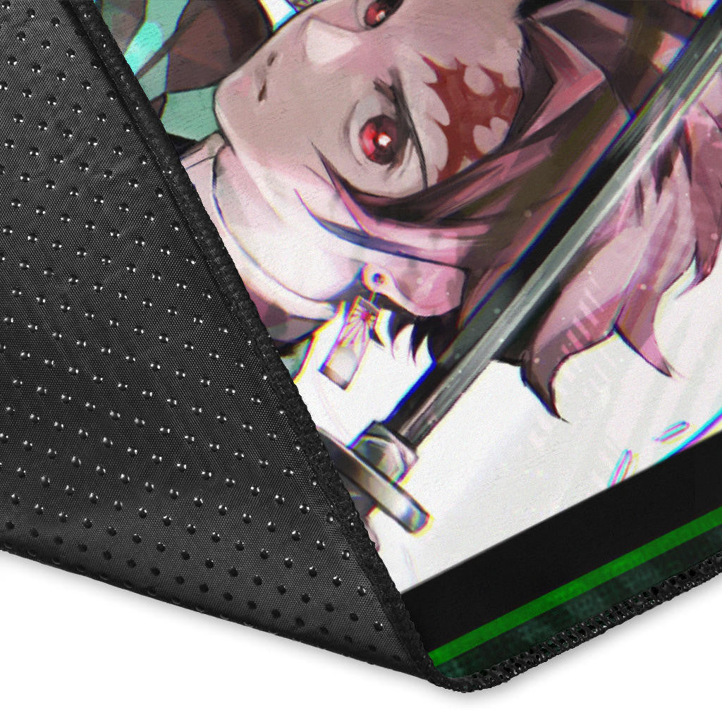Tanjiro Kamado Demon Slayer Area Rug Anime Home Decor Custom For Fans NA051102