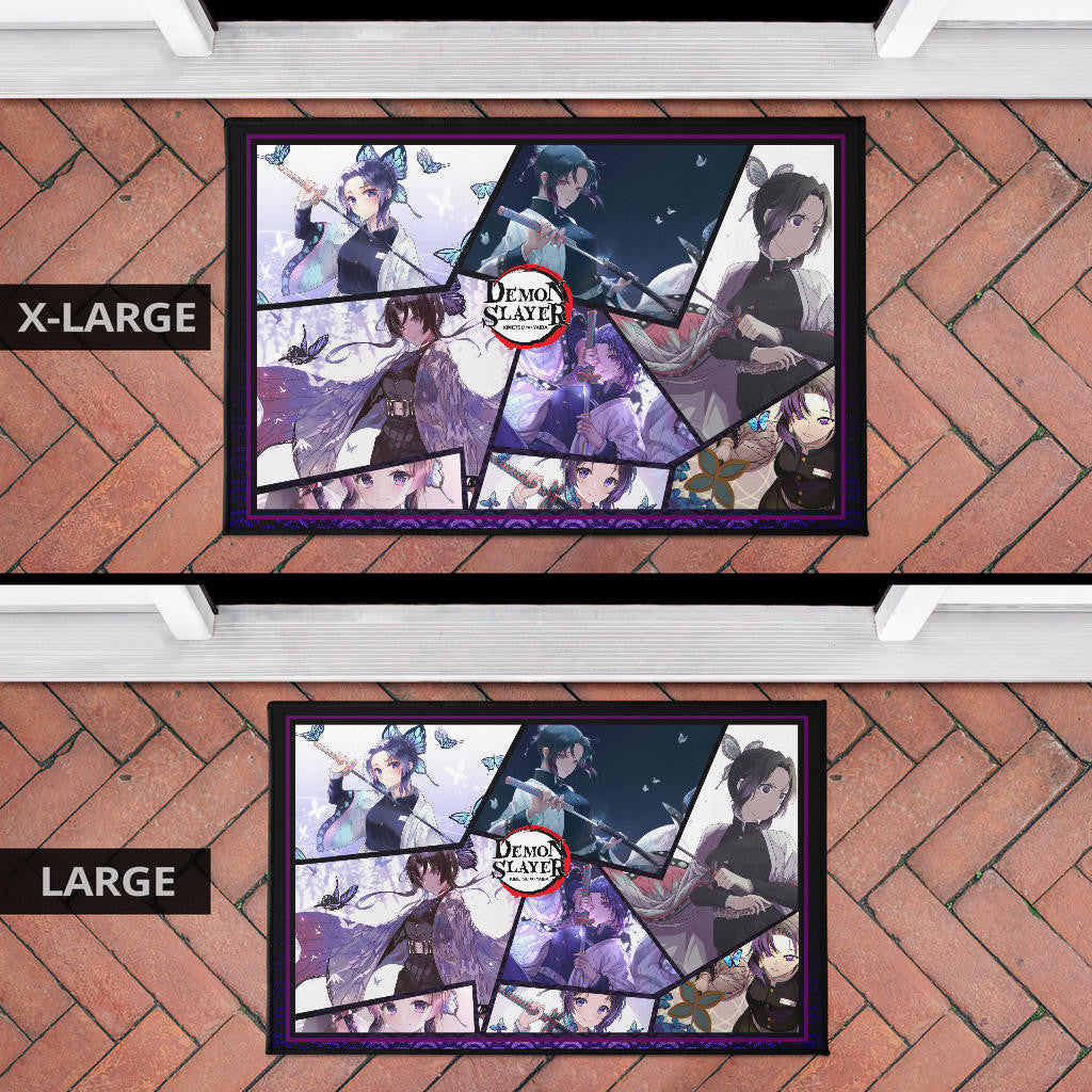Shinobu Kocho Insect Hashira Demon Slayer Door Mat Anime Home Decor Custom For Fans NA051104