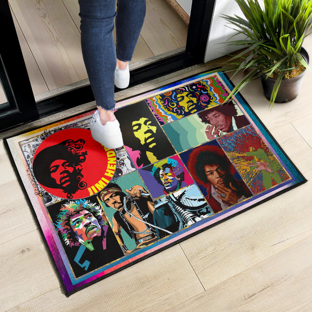 Jimi Hendrix Door Mat Singer Home Decor Custom For Fans NT050501