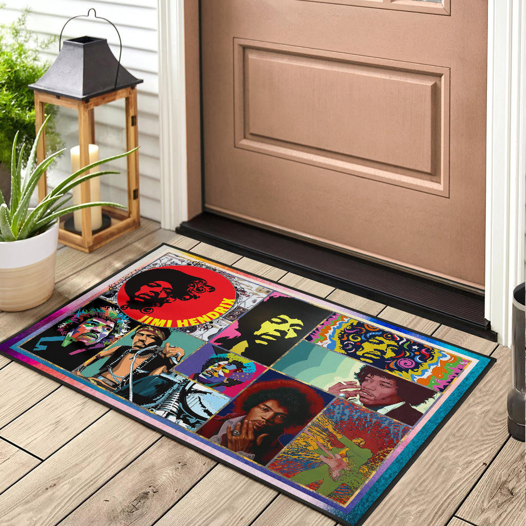 Jimi Hendrix Door Mat Singer Home Decor Custom For Fans NT050501