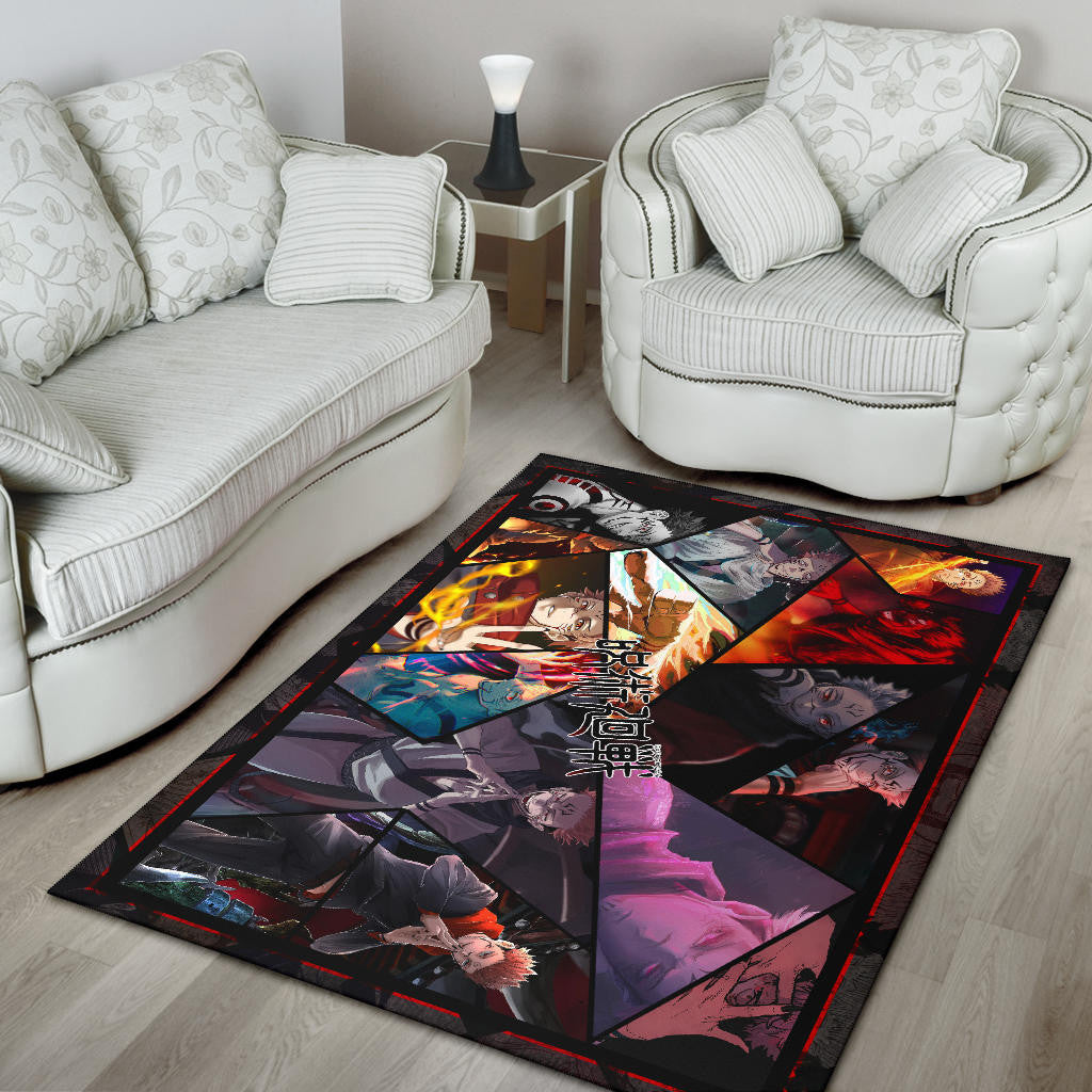 Ryomen Sukuna Jujutsu Kaisen Area Rug Anime Home Decor Custom For Fans NA052301