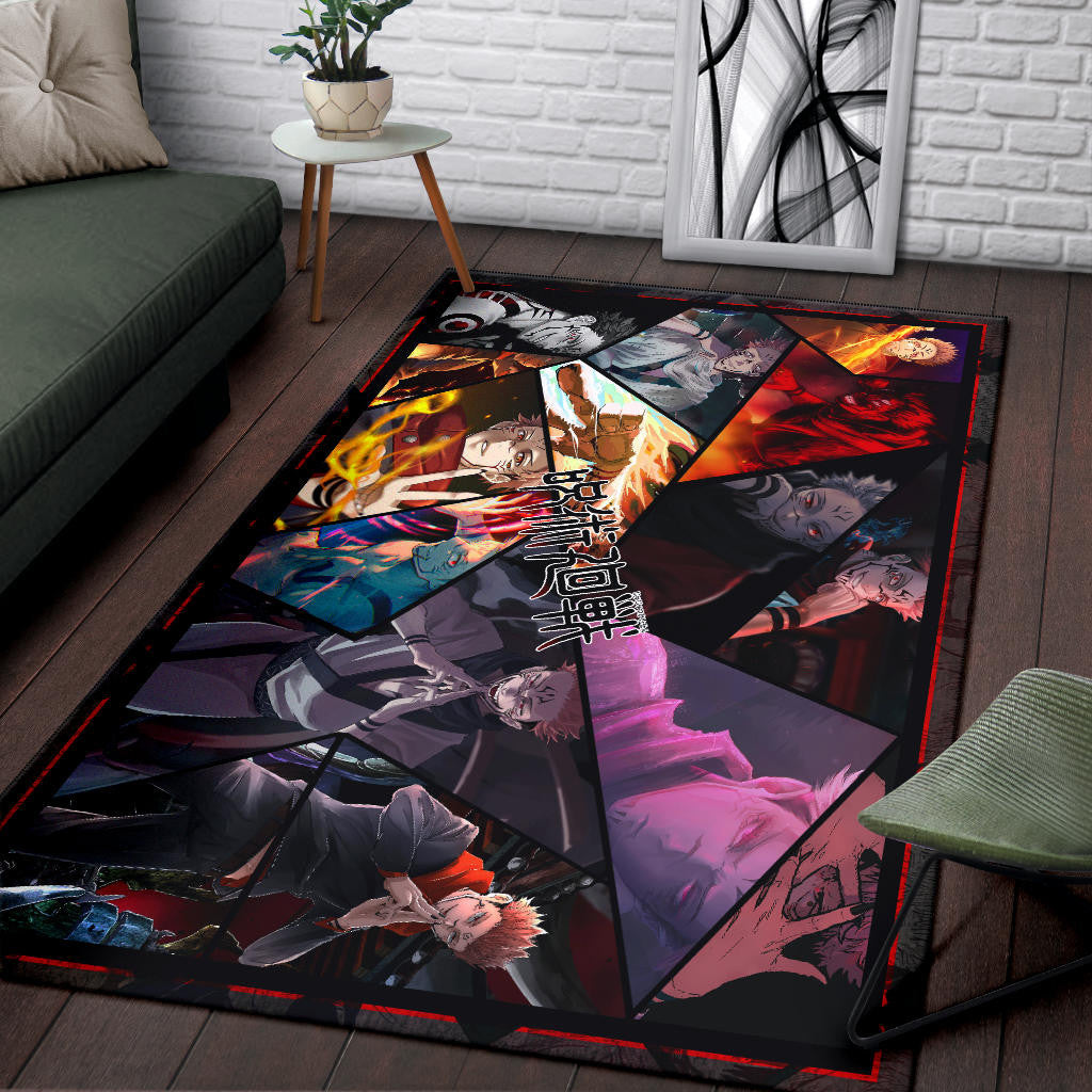 Ryomen Sukuna Jujutsu Kaisen Area Rug Anime Home Decor Custom For Fans NA052301