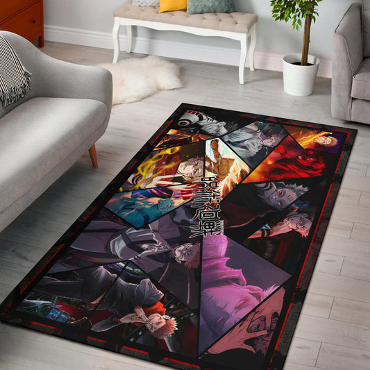 Ryomen Sukuna Jujutsu Kaisen Area Rug Anime Home Decor Custom For Fans NA052301