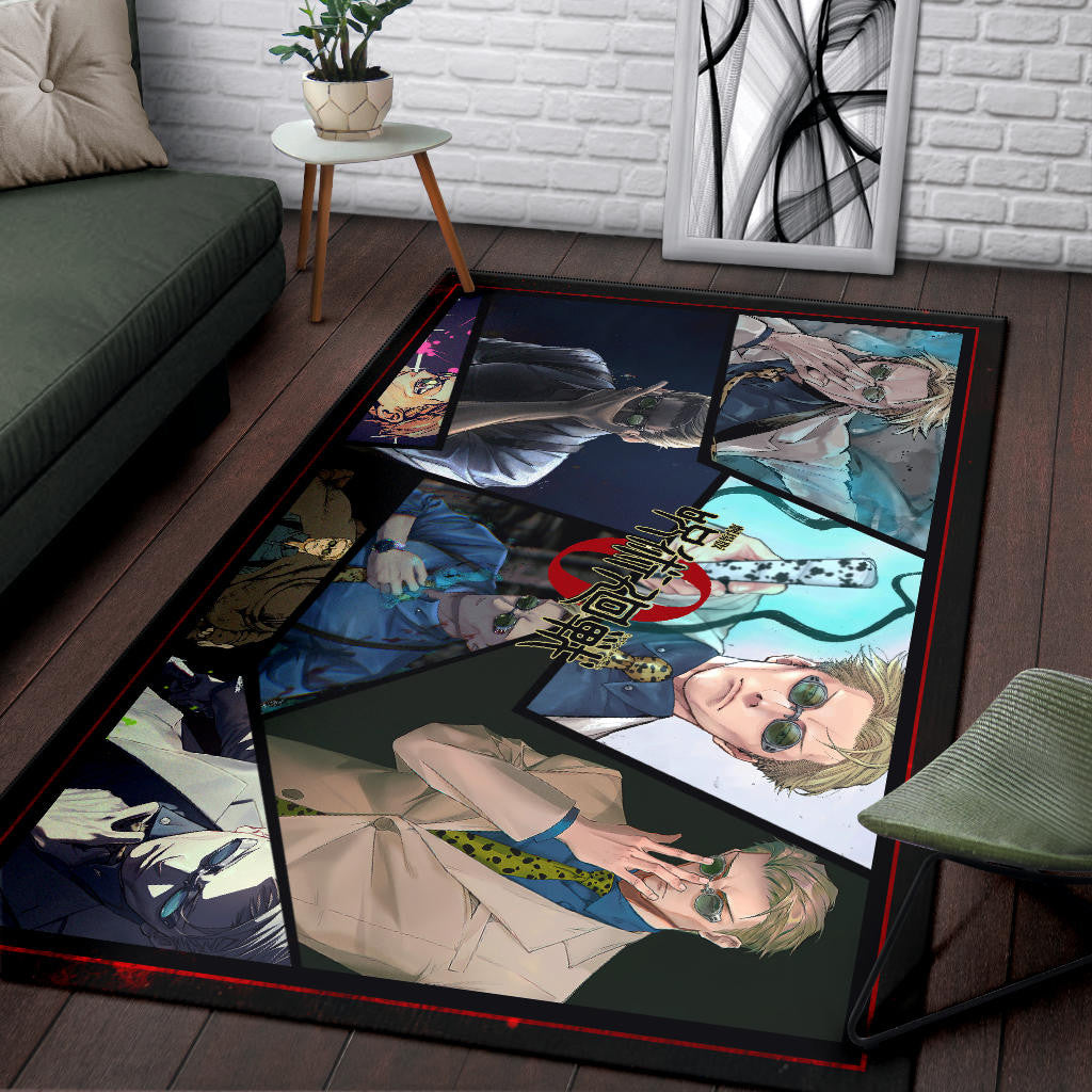 Kento Nanami Jujutsu Kaisen Area Rug Anime Home Decor Custom For Fans NA052504