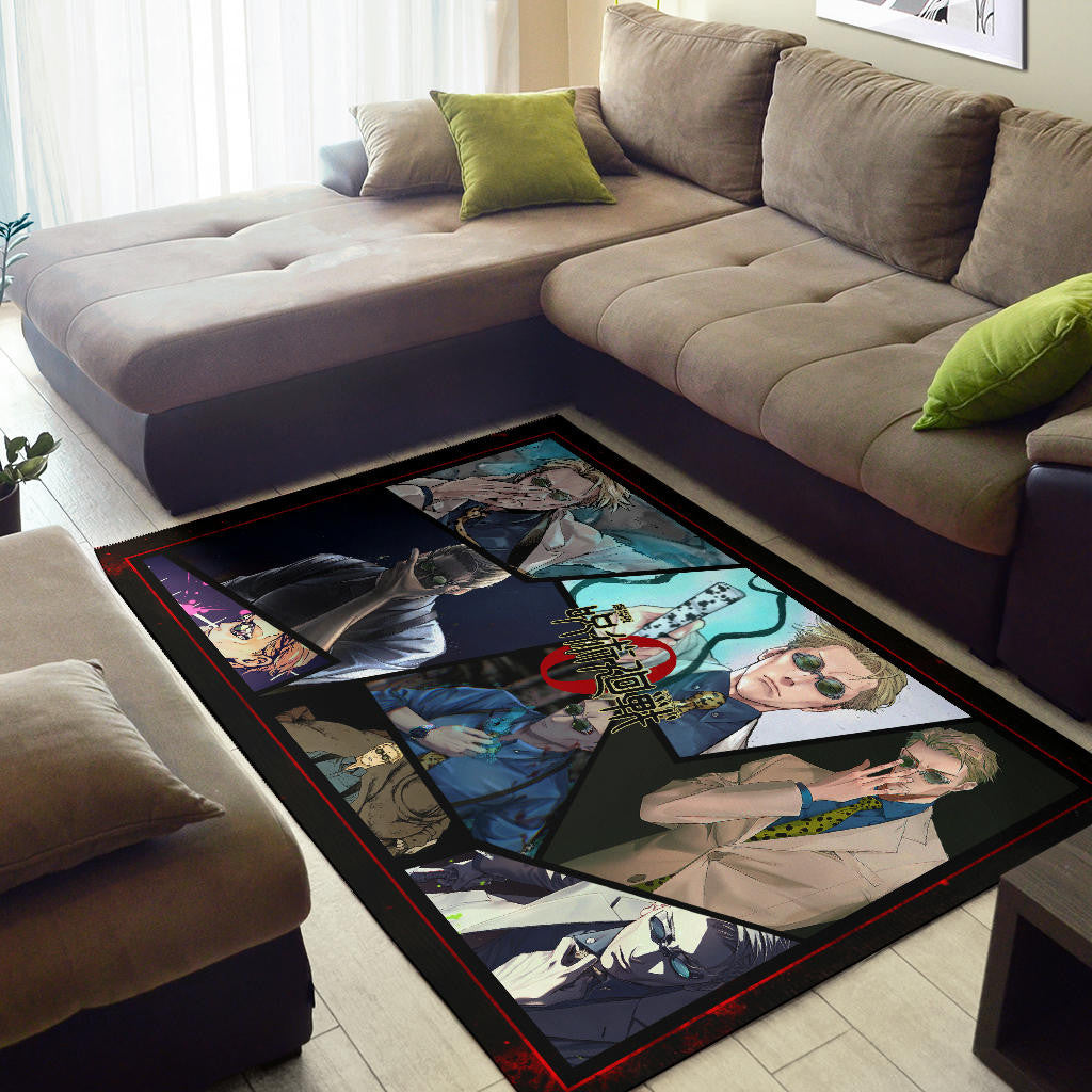 Kento Nanami Jujutsu Kaisen Area Rug Anime Home Decor Custom For Fans NA052504