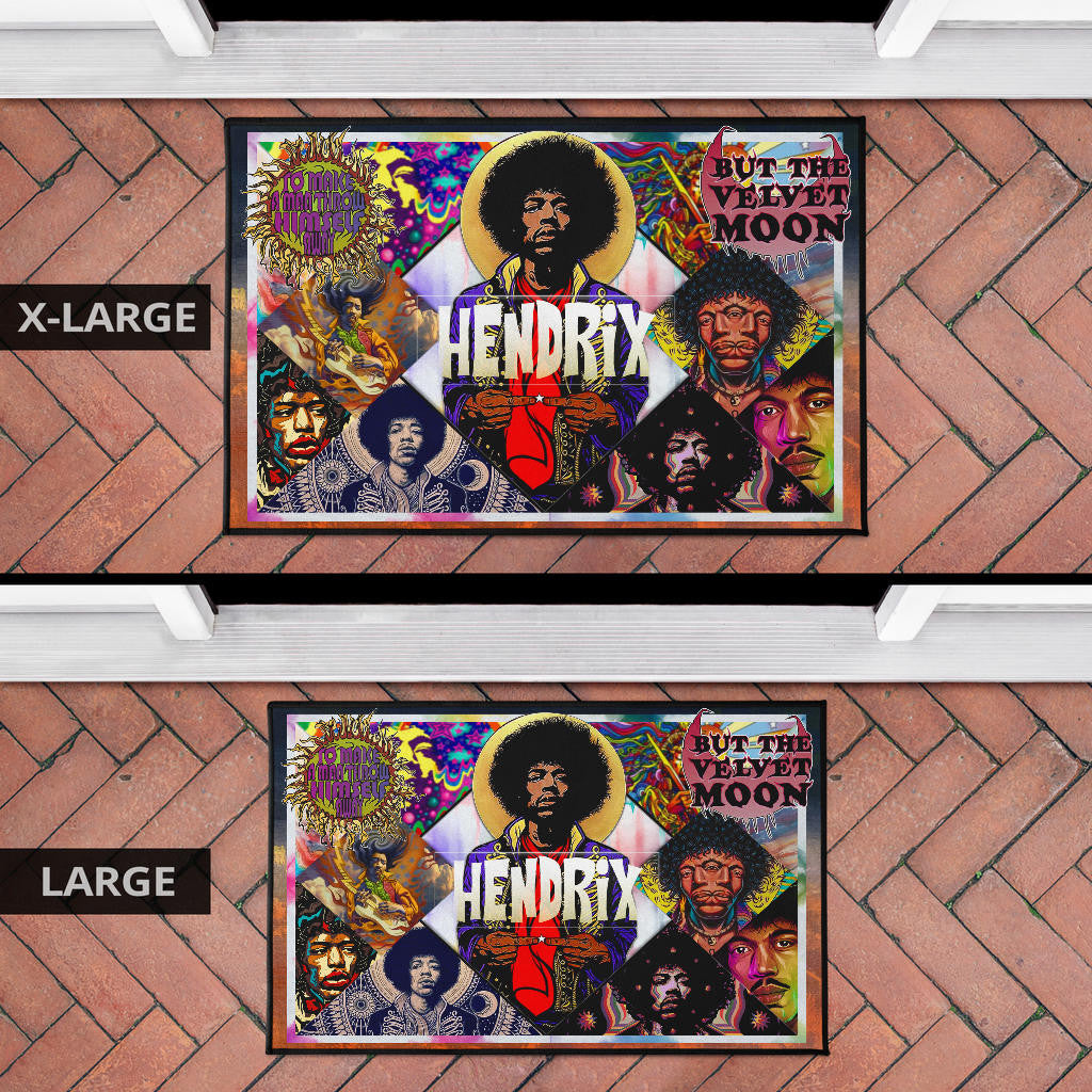 Jimi Hendrix Door Mat Singer Home Decor Custom For Fans NT050902