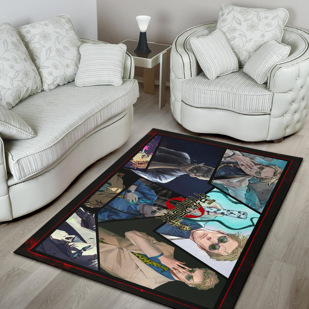 Kento Nanami Jujutsu Kaisen Area Rug Anime Home Decor Custom For Fans NA052504