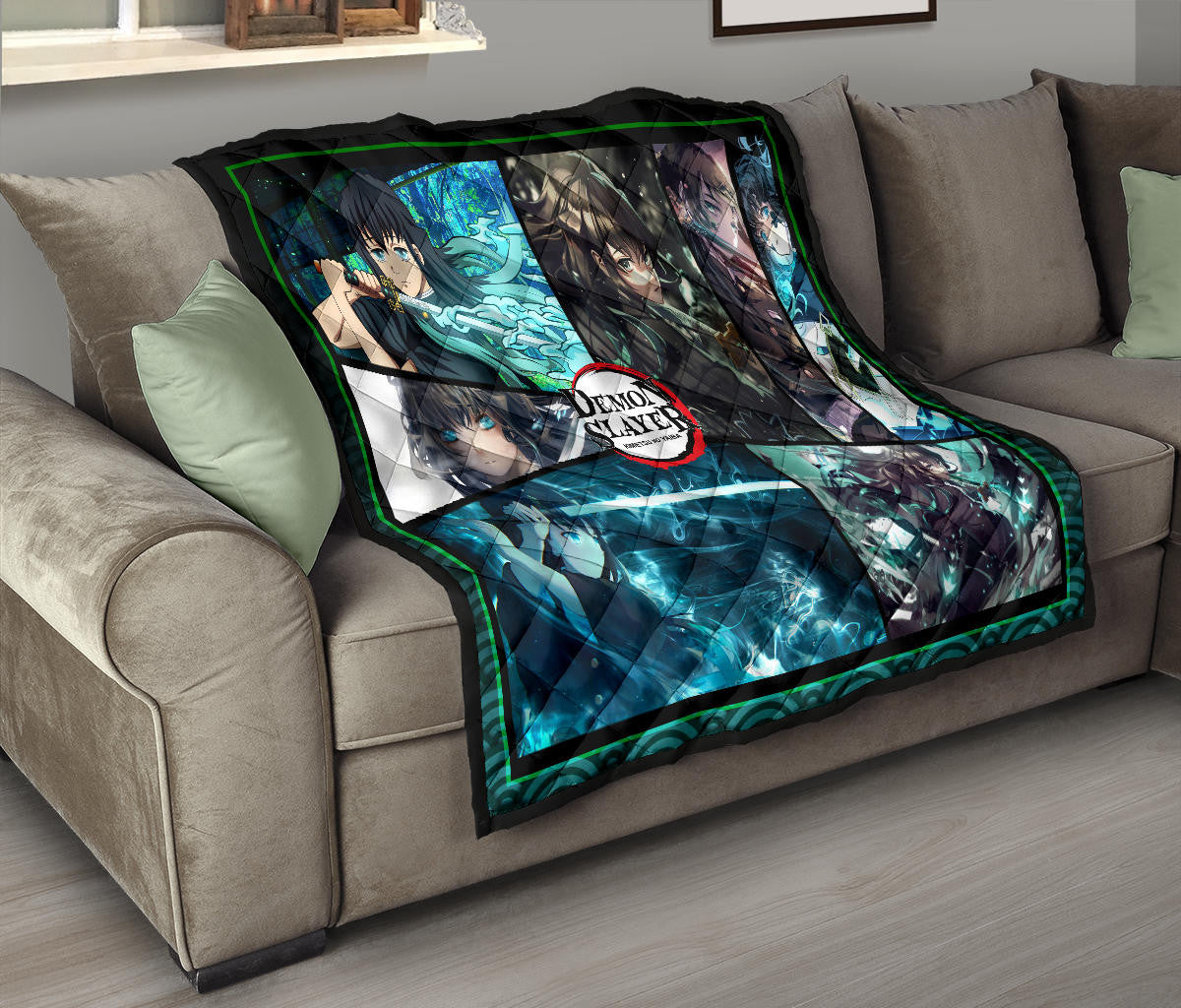 Muichiro Tokito Mist Hashira Demon Slayer Area Rug Anime Home Decor Custom For Fans NA052003