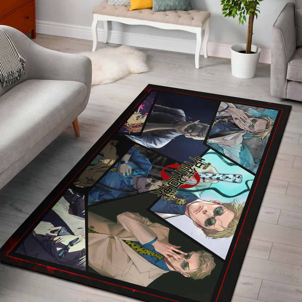Kento Nanami Jujutsu Kaisen Area Rug Anime Home Decor Custom For Fans NA052504