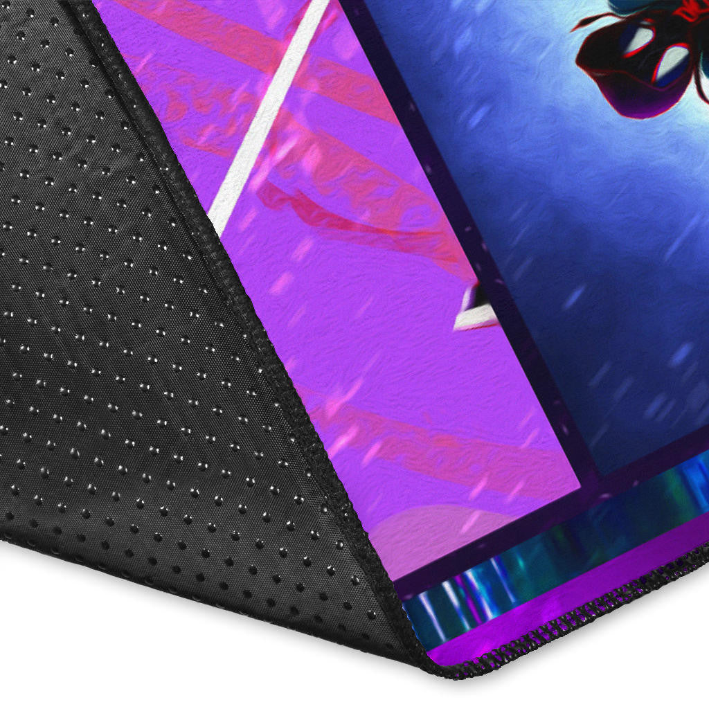 Spider Man Into Spiderverse Area Rug Movie Home Decor Custom For Fans NT050402