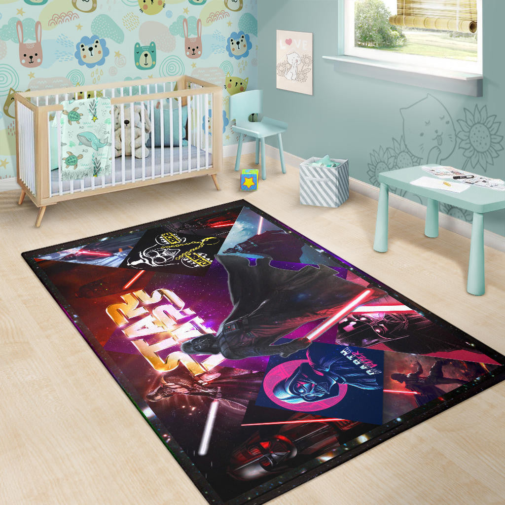 Darth Vader Star Wars Area Rug Movie Home Decor Custom For Fans NT051102