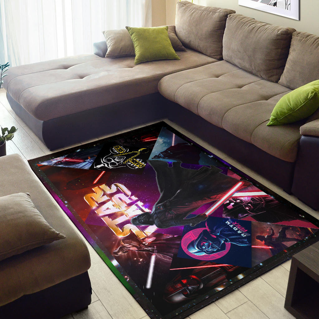 Darth Vader Star Wars Area Rug Movie Home Decor Custom For Fans NT051102