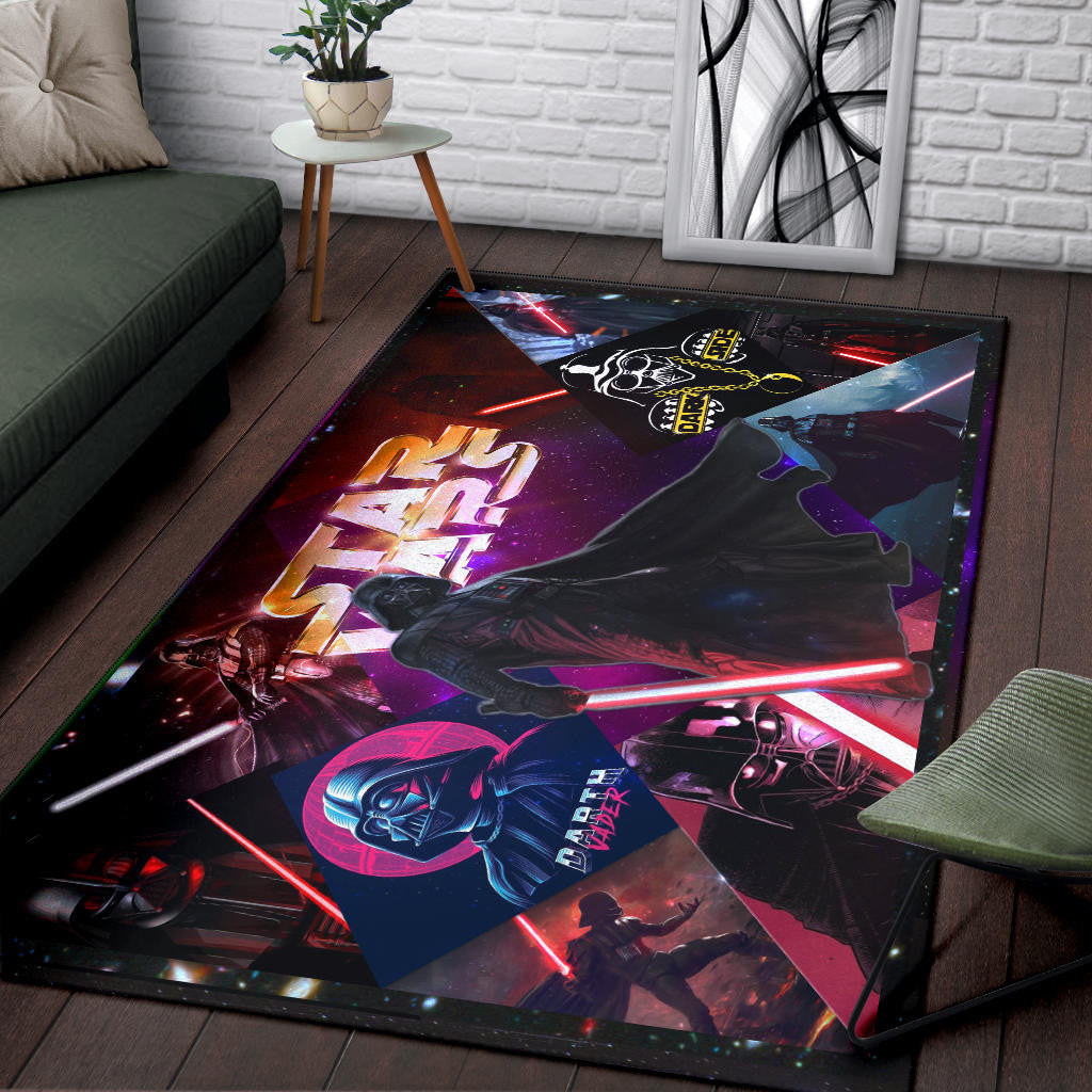 Darth Vader Star Wars Area Rug Movie Home Decor Custom For Fans NT051102
