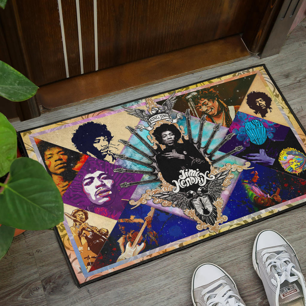 Jimi Hendrix Door Mat Singer Home Decor Custom For Fans NT051001