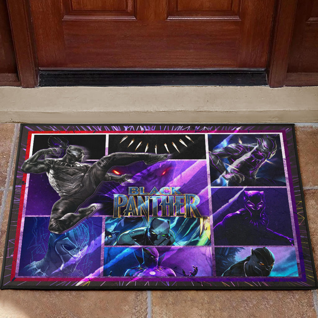 King T'Challa Black Panther Door Mat Movie Home Decor Custom For Fans NT051704