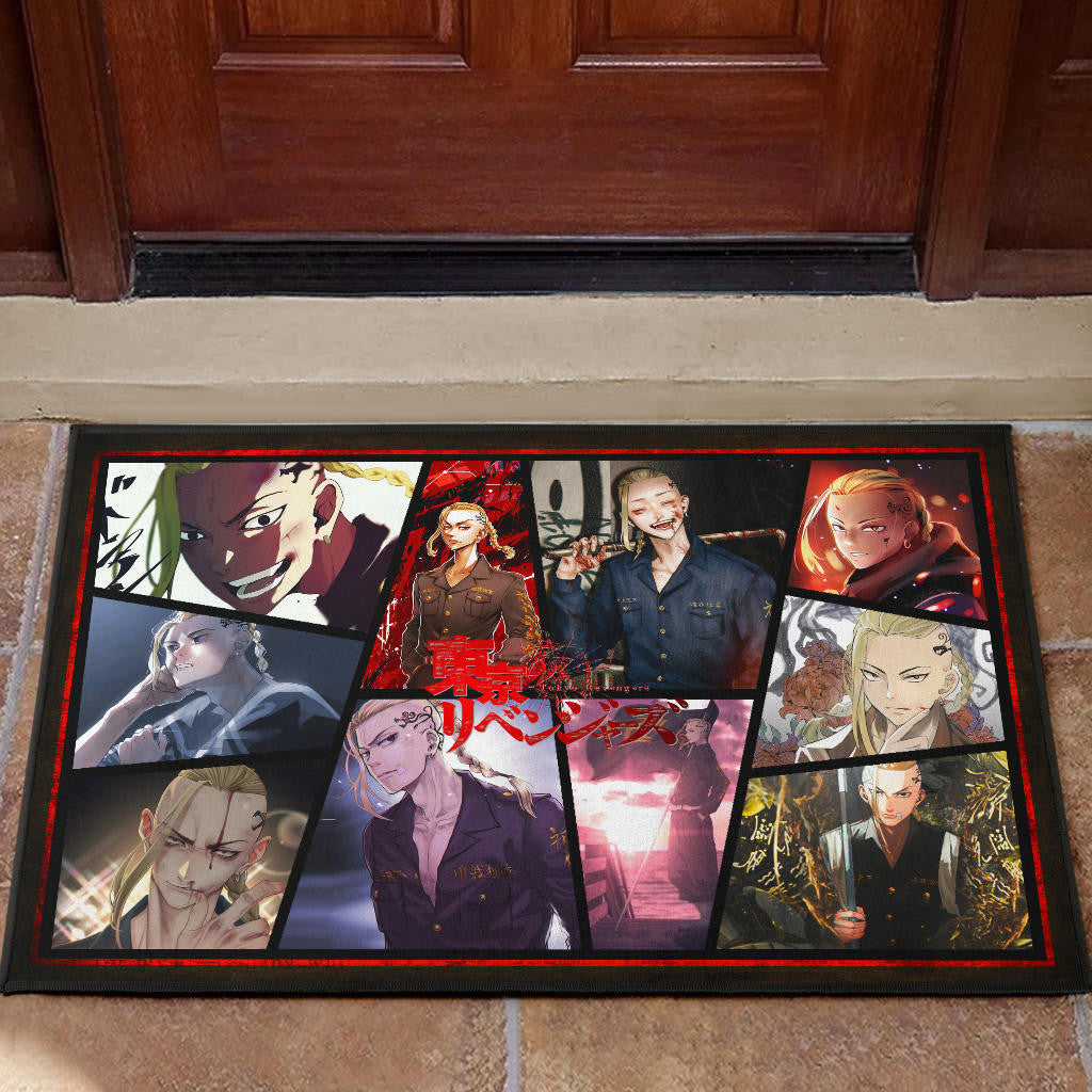 Ken Ryuguji Draken Tokyo Revengers Door Mat Anime Home Decor Custom For Fans NA060804