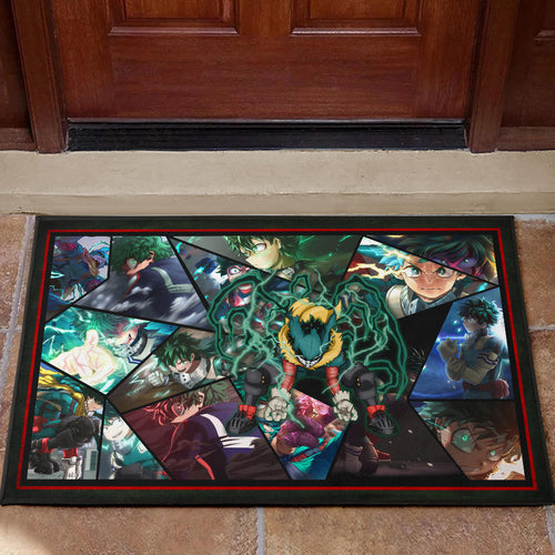 Midoriya Izuku My Hero Academia Door Mat Anime Home Decor Custom For Fans NA060604