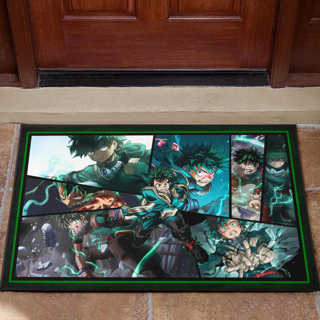 Midoriya Izuku My Hero Academia Door Mat Anime Home Decor Custom For Fans NA060603