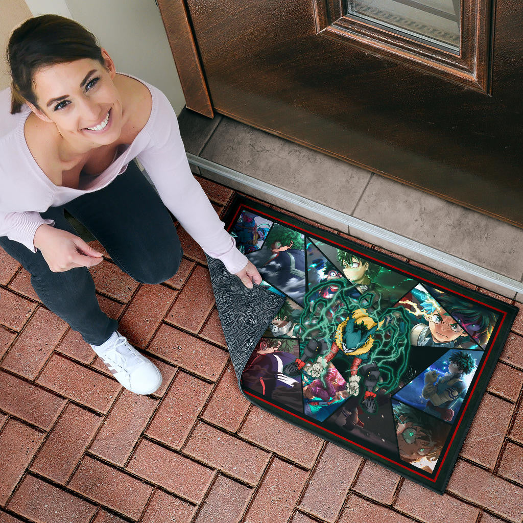 Midoriya Izuku My Hero Academia Door Mat Anime Home Decor Custom For Fans NA060604