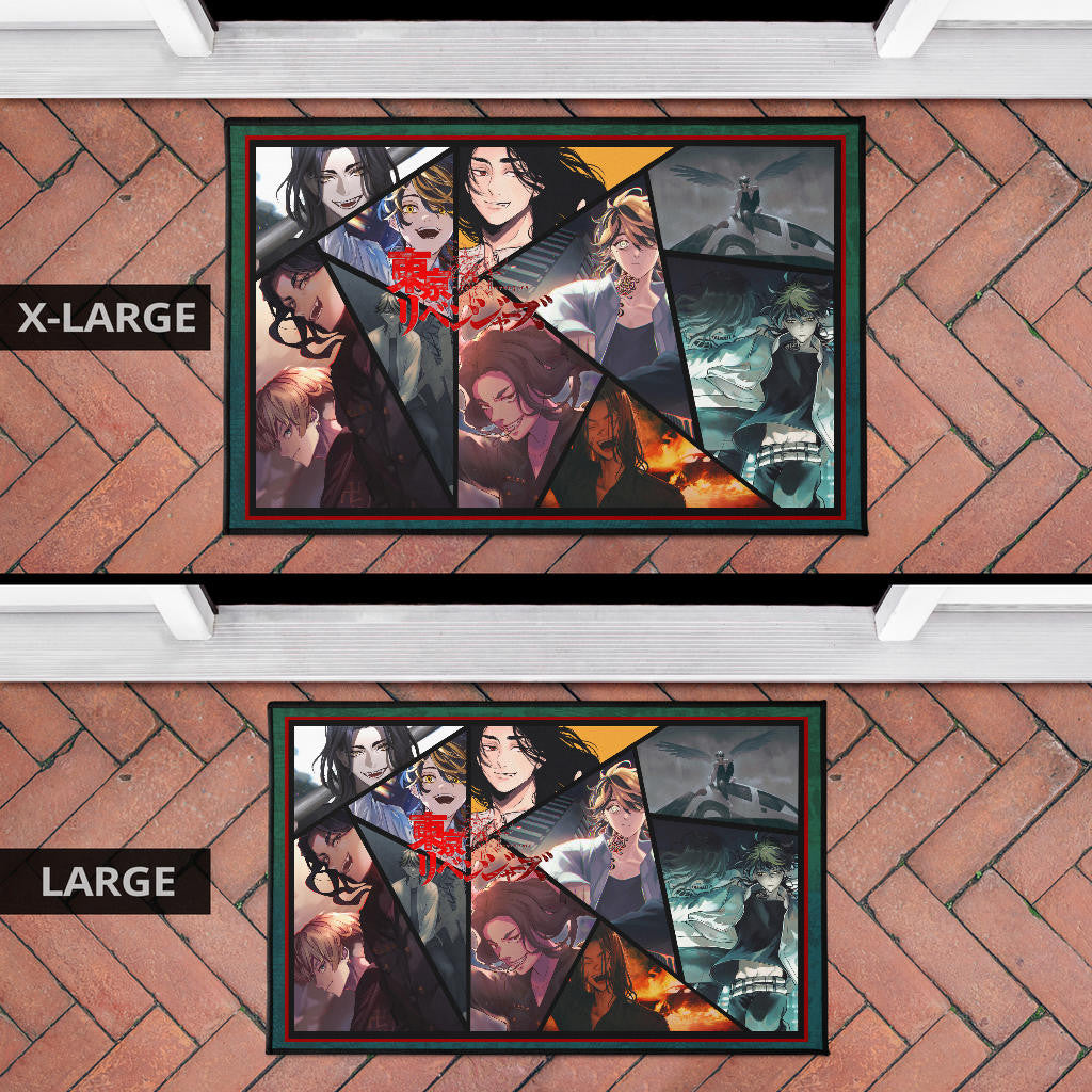 Keisuke Baji And Kazutora Hanemiya Tokyo Revengers Door Mat Anime Home Decor Custom For Fans NA060902
