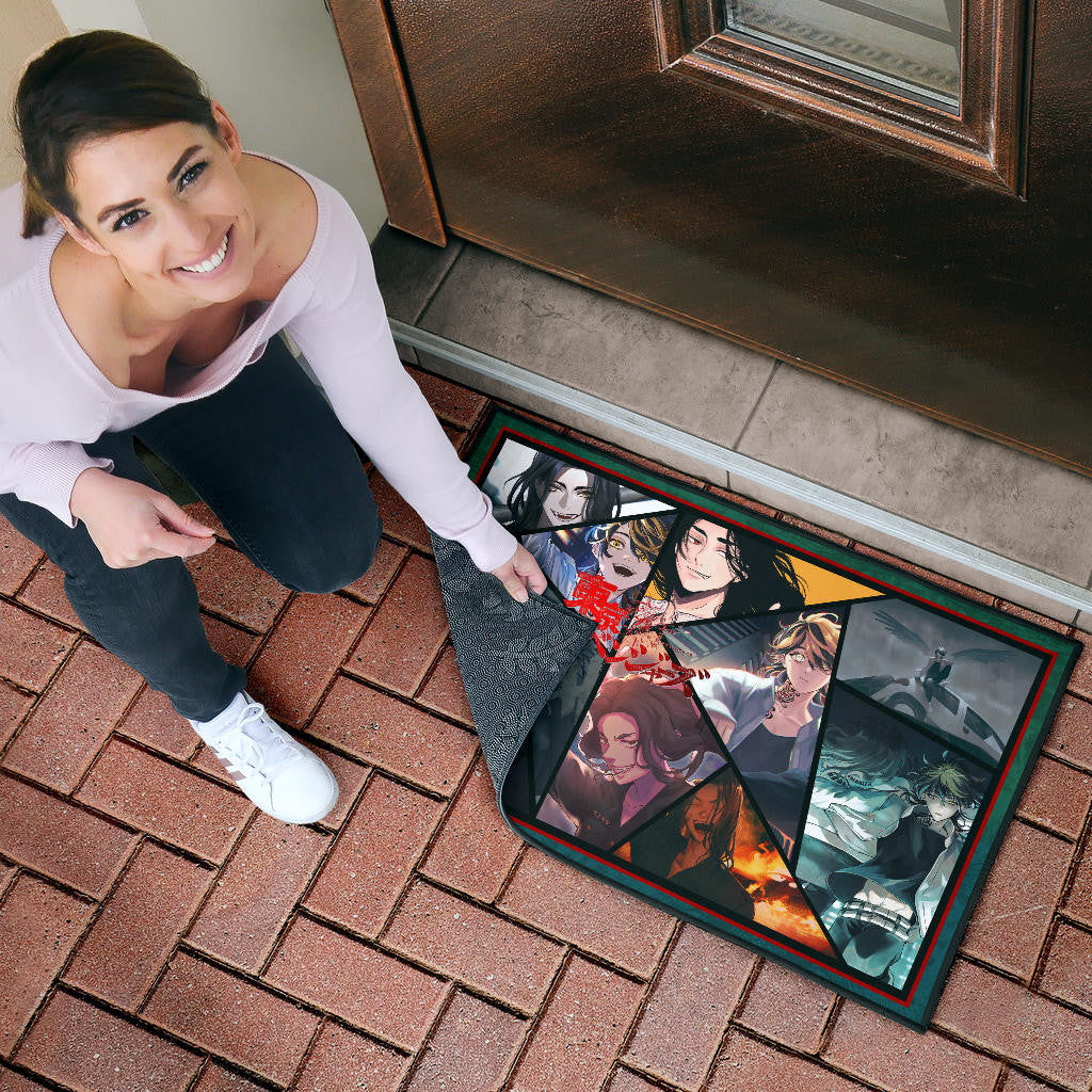 Keisuke Baji And Kazutora Hanemiya Tokyo Revengers Door Mat Anime Home Decor Custom For Fans NA060902