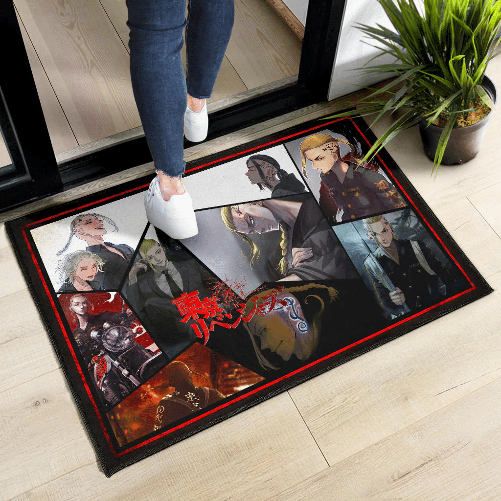 Ken Ryuguji Draken Tokyo Revengers Door Mat Anime Home Decor Custom For Fans NA060803