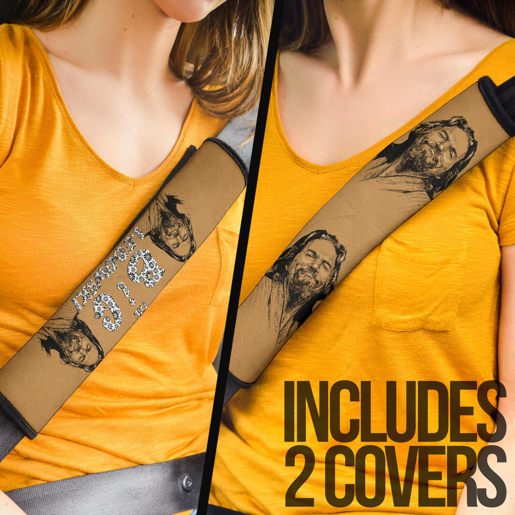 The Big Lebowski Seat Belt Covers Movie Car Accessories Custom For Fans