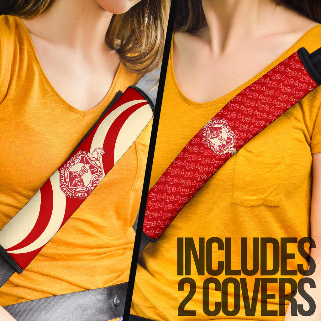 Delta Sigma Theta Seat Belt Covers Sorority Car Accessories