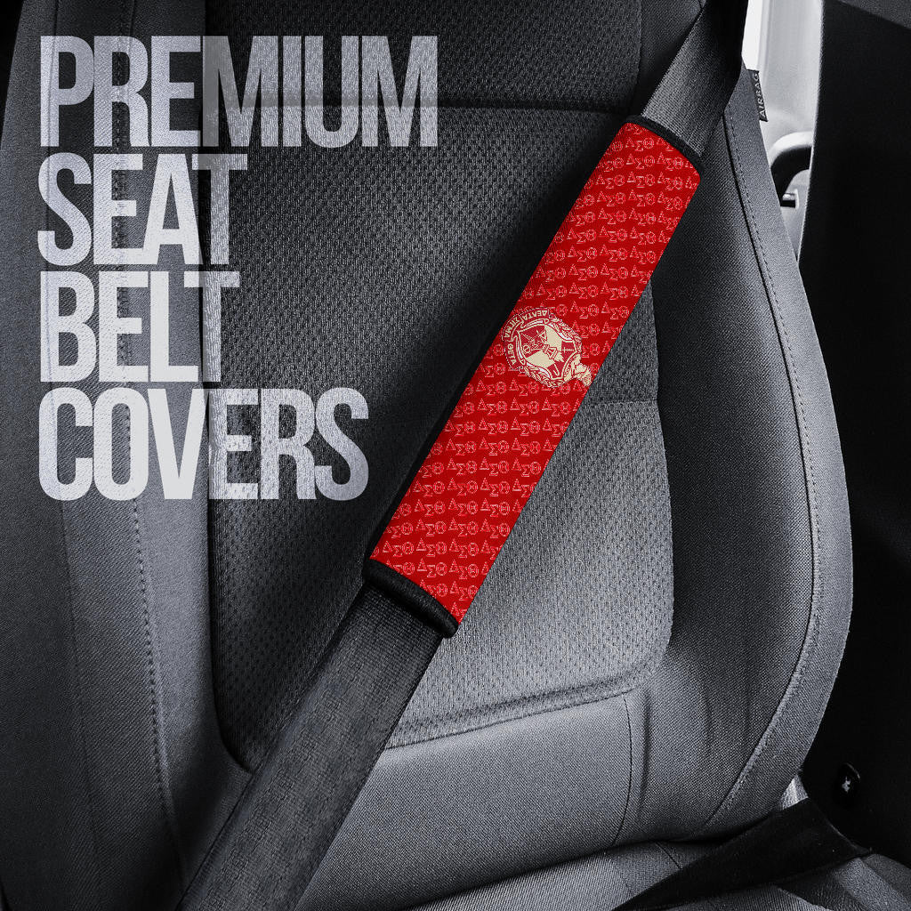 Delta Sigma Theta Seat Belt Covers Sorority Car Accessories