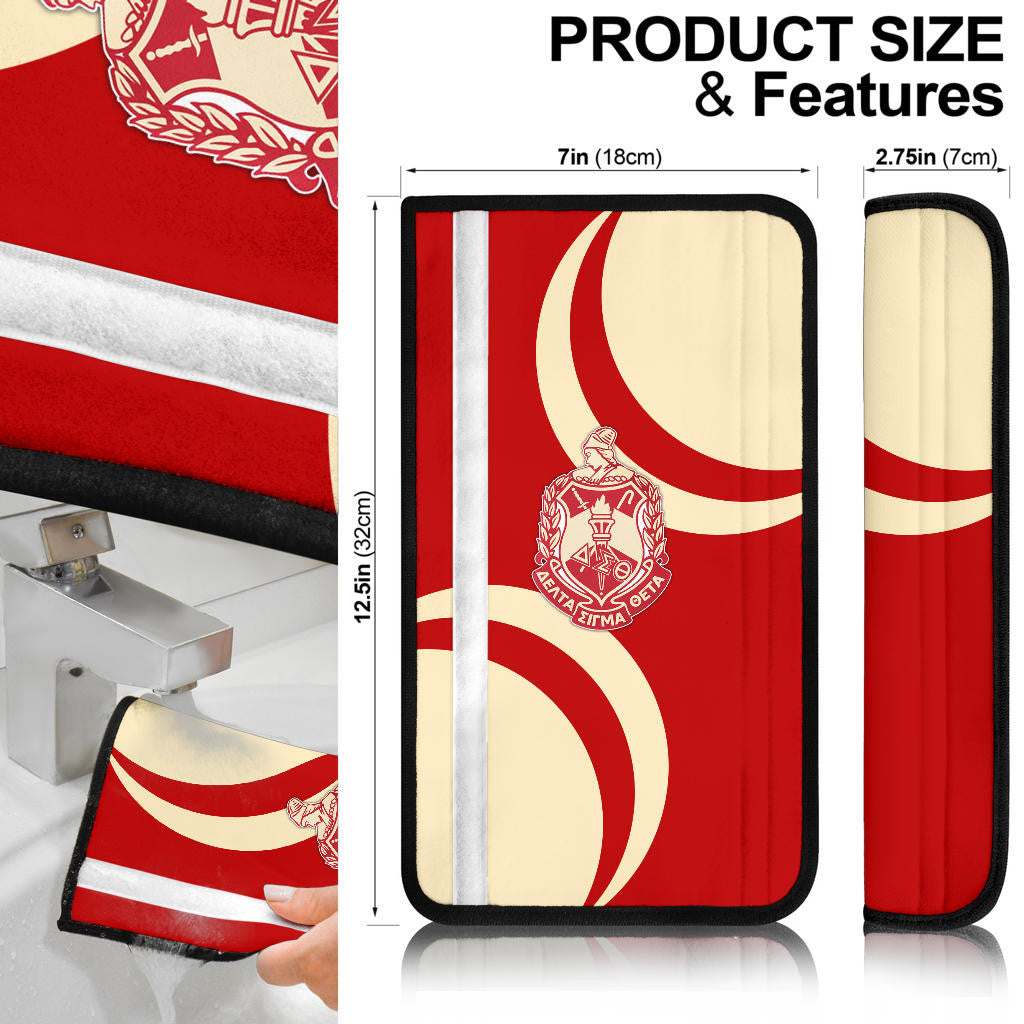 Delta Sigma Theta Seat Belt Covers Sorority Car Accessories