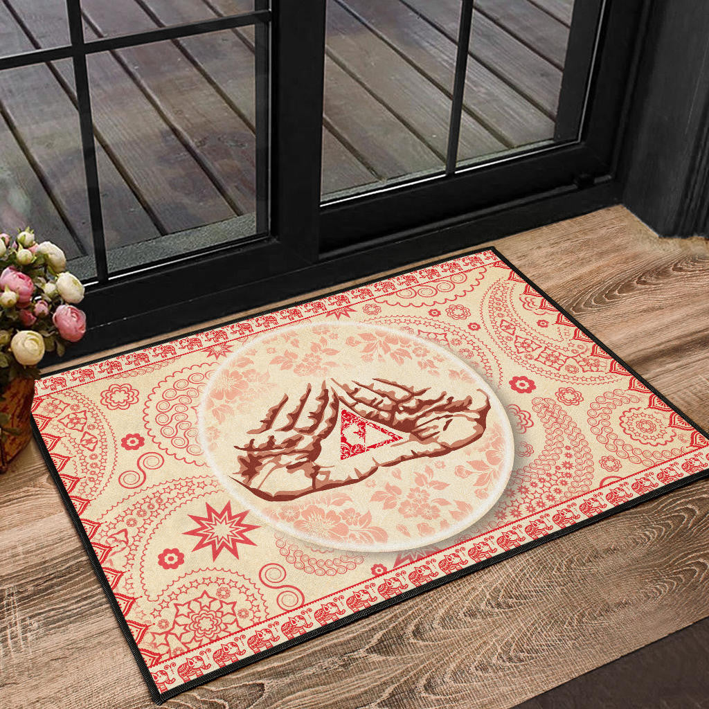 Delta Sigma Theta Door Mat Sorority Home Decor Custom For Fans AT22081502