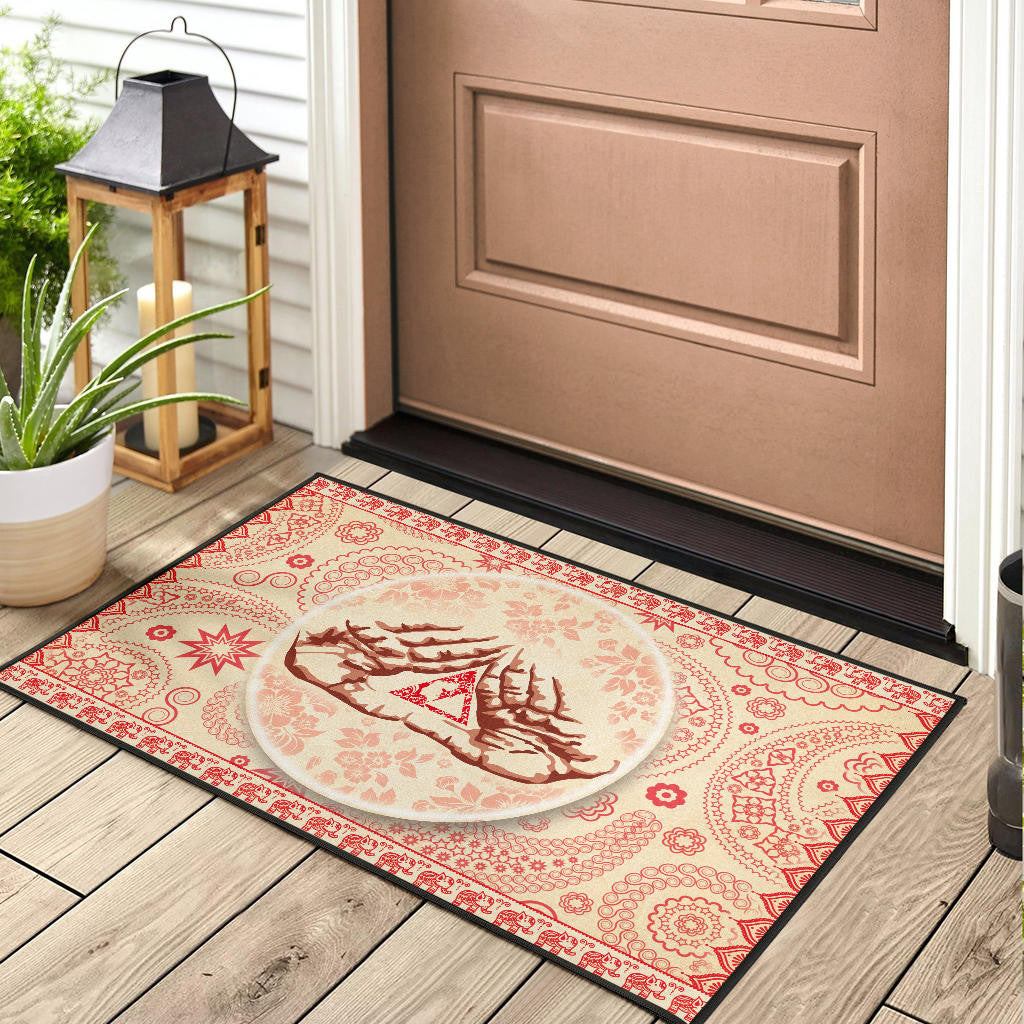 Delta Sigma Theta Door Mat Sorority Home Decor Custom For Fans AT22081502