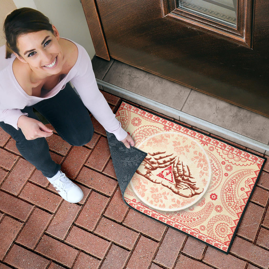 Delta Sigma Theta Door Mat Sorority Home Decor Custom For Fans AT22081502