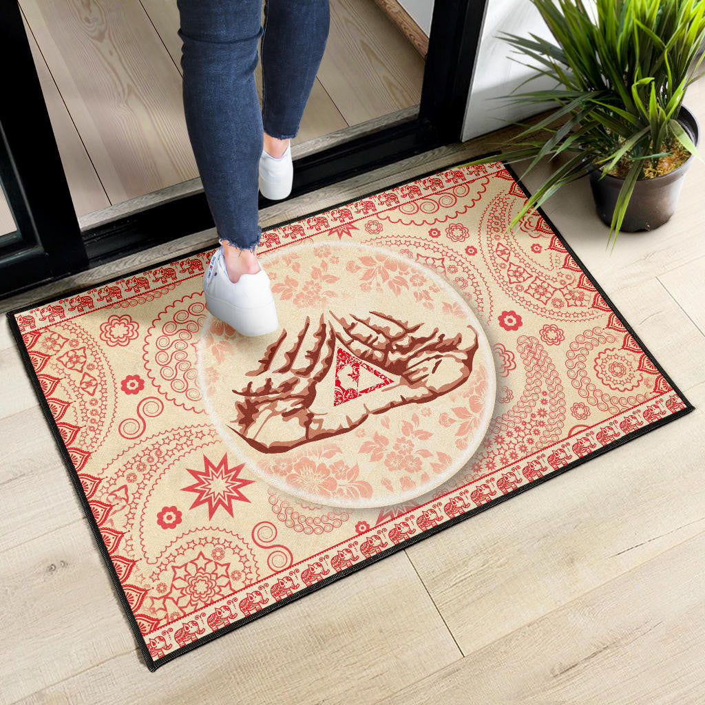 Delta Sigma Theta Door Mat Sorority Home Decor Custom For Fans AT22081502