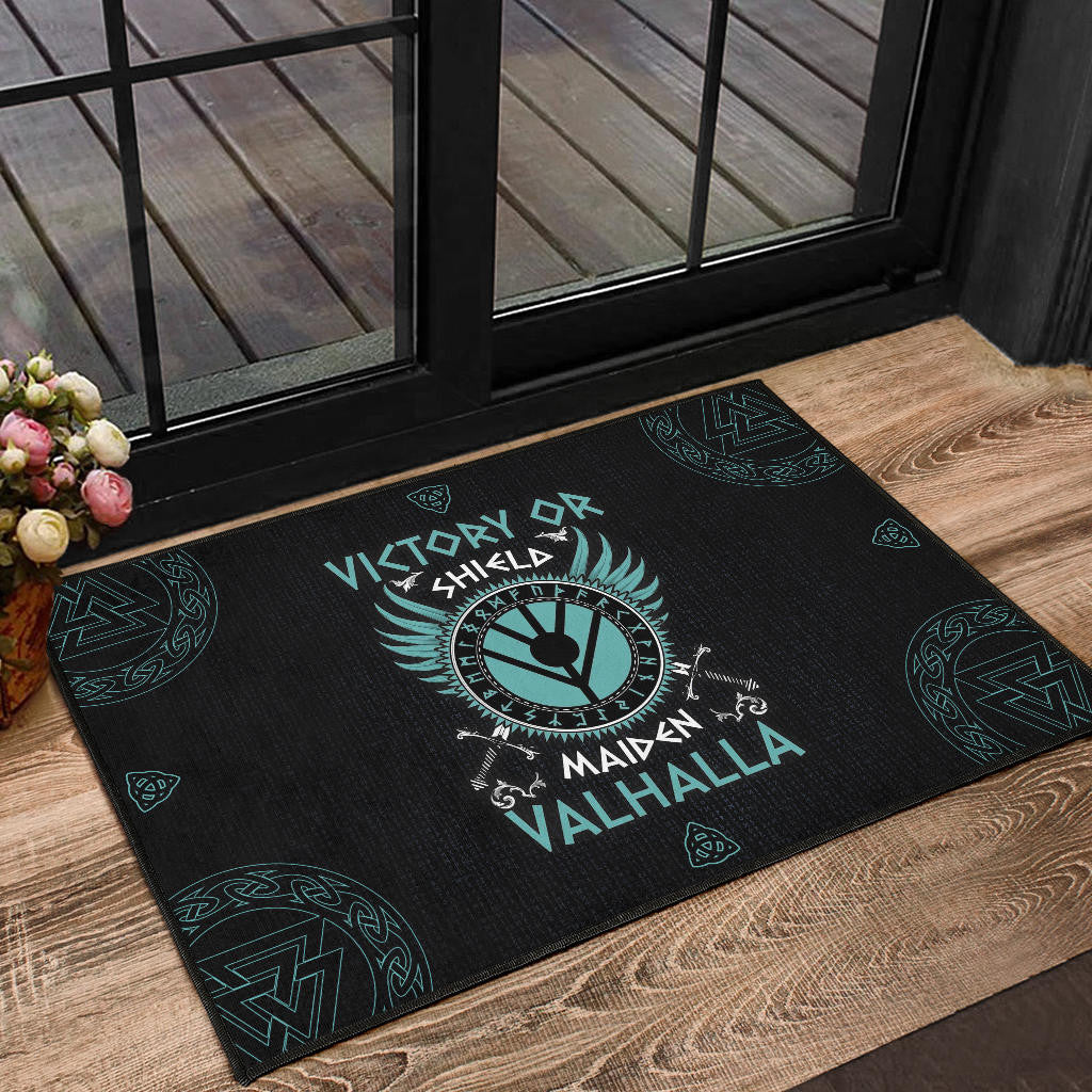 Shield-maiden Door Mat Viking Female Warrior Home Decor Custom For Fans AA22082903
