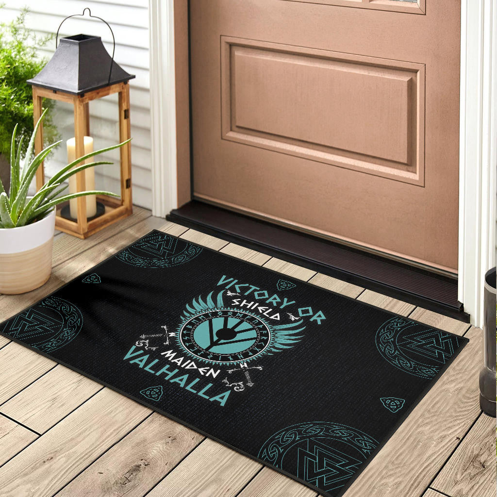 Shield-maiden Door Mat Viking Female Warrior Home Decor Custom For Fans AA22082903