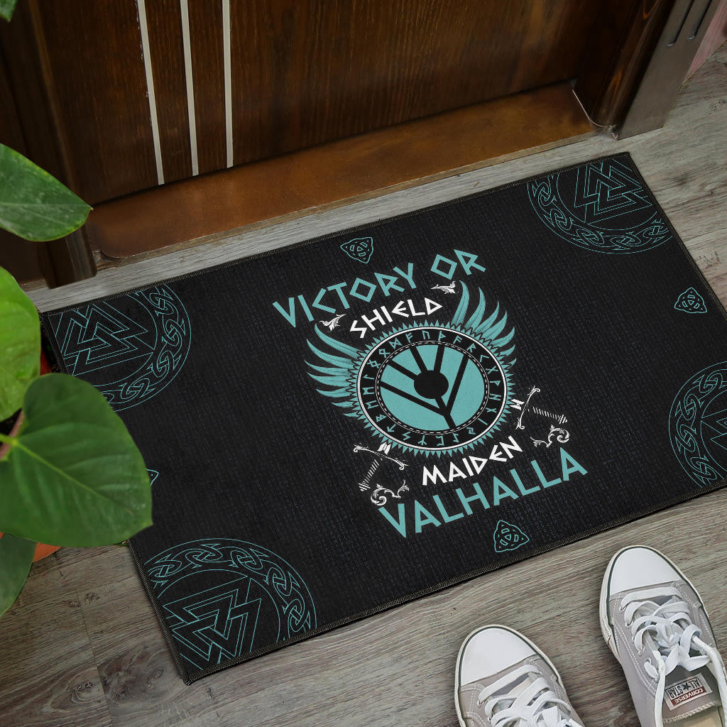 Shield-maiden Door Mat Viking Female Warrior Home Decor Custom For Fans AA22082903