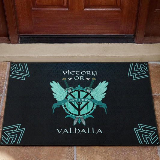 Shield-maiden Door Mat Viking Female Warrior Home Decor Custom For Fans AA22082901