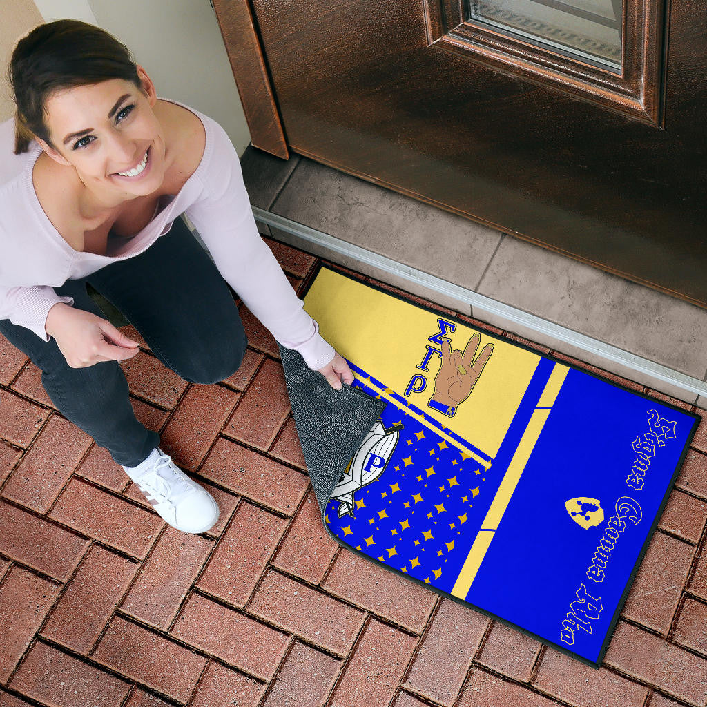 Sigma Gamma Rho Door Mat Sorority Home Decor Custom For Fans AT22082401