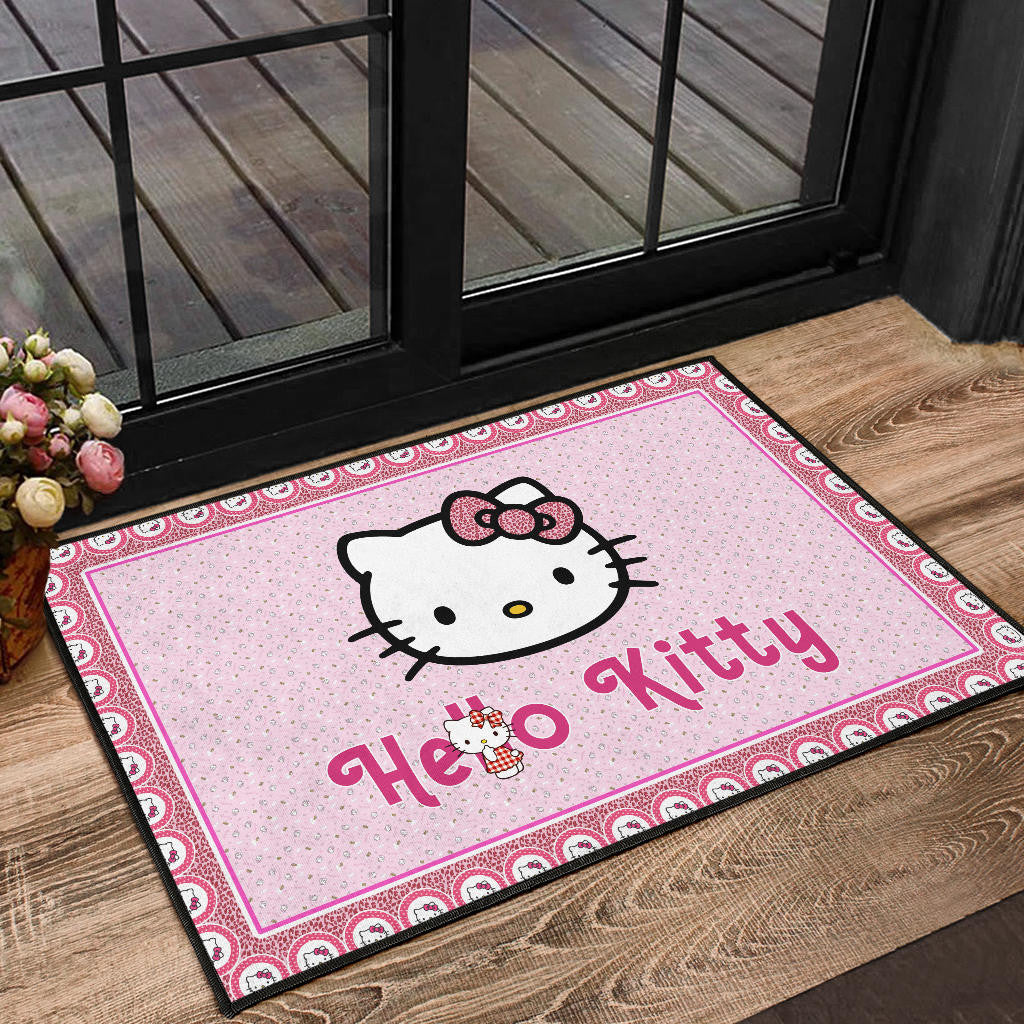 Hello Kitty Door Mat Cartoon Home Decor Custom For Fans AA22090603