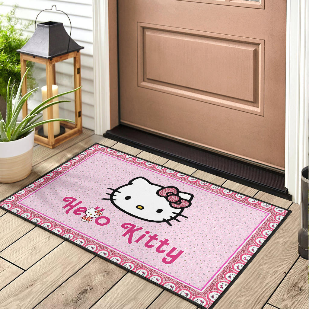 Hello Kitty Door Mat Cartoon Home Decor Custom For Fans AA22090603
