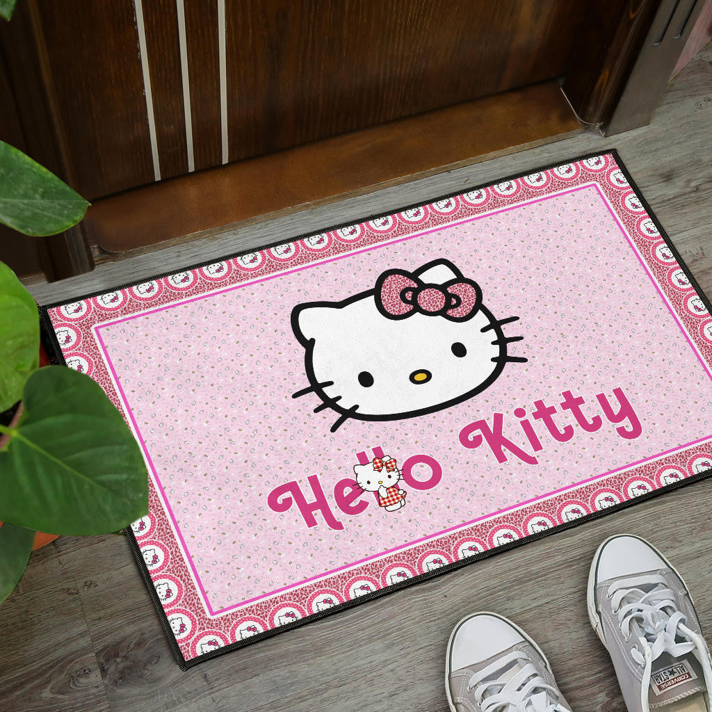 Hello Kitty Door Mat Cartoon Home Decor Custom For Fans AA22090603