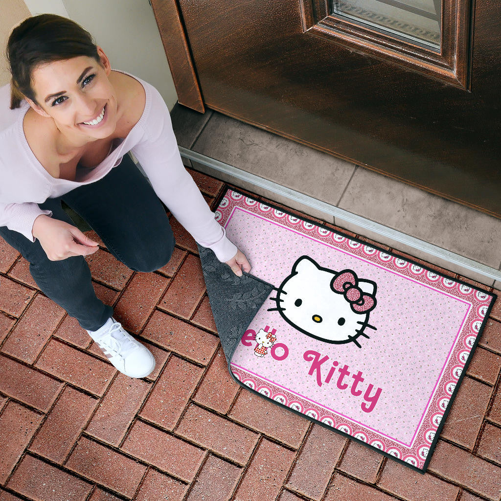 Hello Kitty Door Mat Cartoon Home Decor Custom For Fans AA22090603
