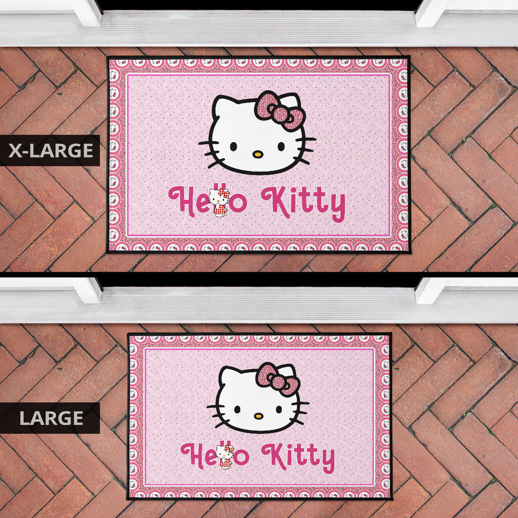 Hello Kitty Door Mat Cartoon Home Decor Custom For Fans AA22090603