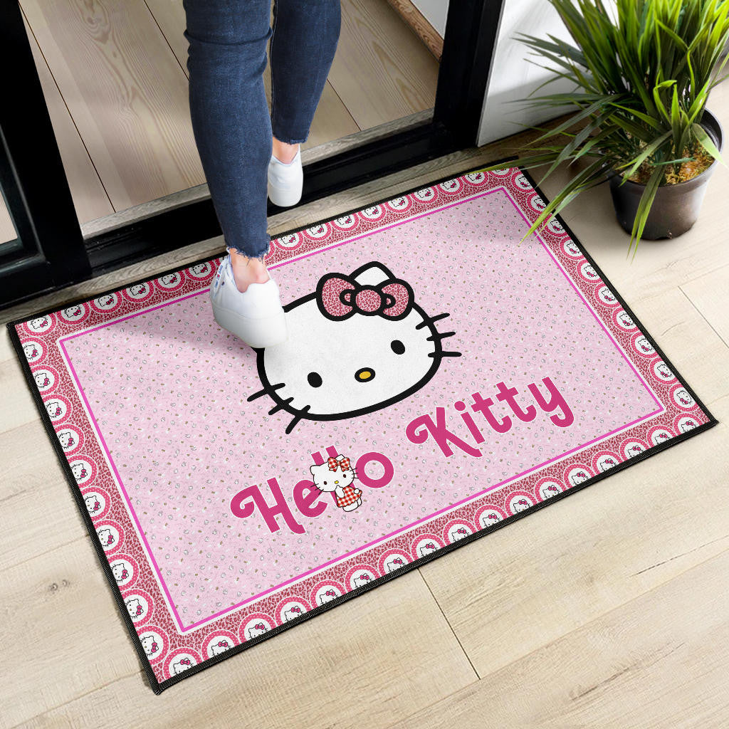 Hello Kitty Door Mat Cartoon Home Decor Custom For Fans AA22090603