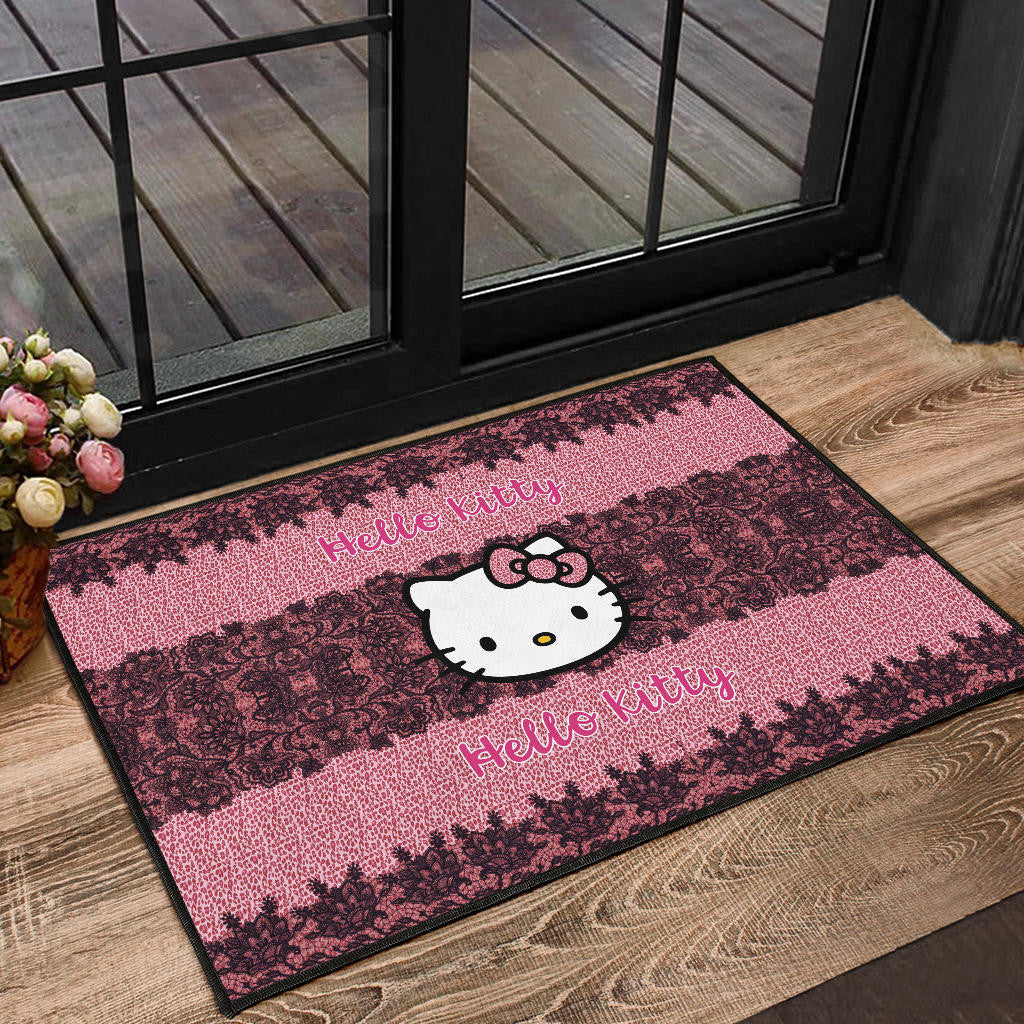 Hello Kitty Door Mat Cartoon Home Decor Custom For Fans AA22090602