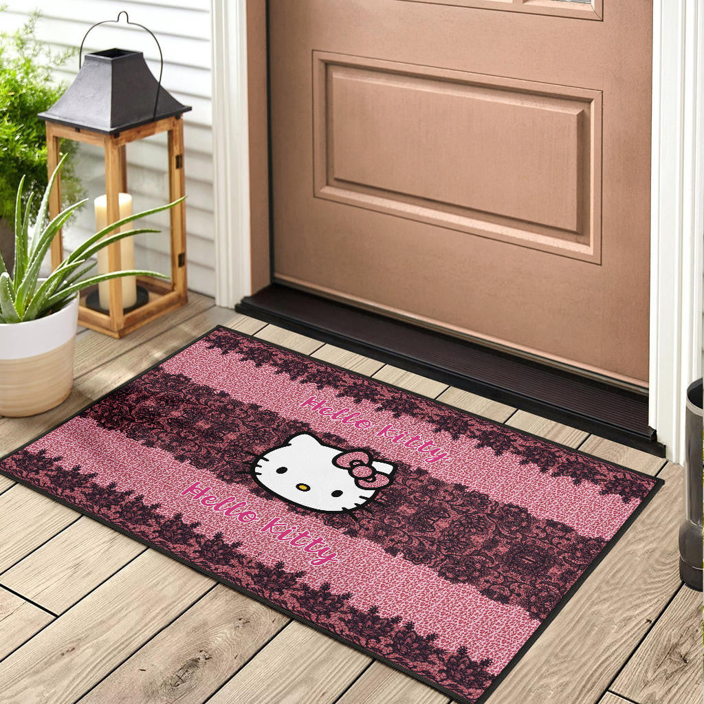 Hello Kitty Door Mat Cartoon Home Decor Custom For Fans AA22090602