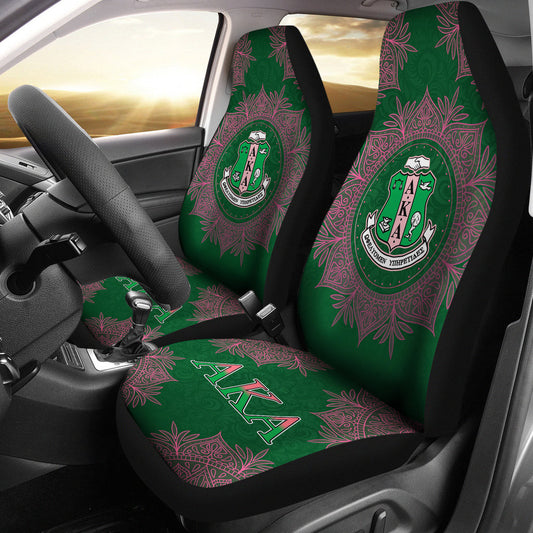 Alpha Kappa Alpha Mandala Car Seat Cover Car Accessories