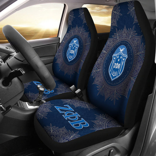 Zeta Phi Beta Mandala Car Seat Cover Car Accessories